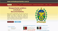 Desktop Screenshot of andradespachantes.com